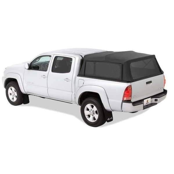 Bestop Supertop Truck Bed Cap For Toyota 2005-2019 Tacoma Black Diamond Fabric 76308-35 - main